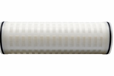 Membrane filter element, horizontal orientation, unpacked